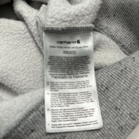 Carhartt Women's Grey Hoodie - Picture 6 of 6